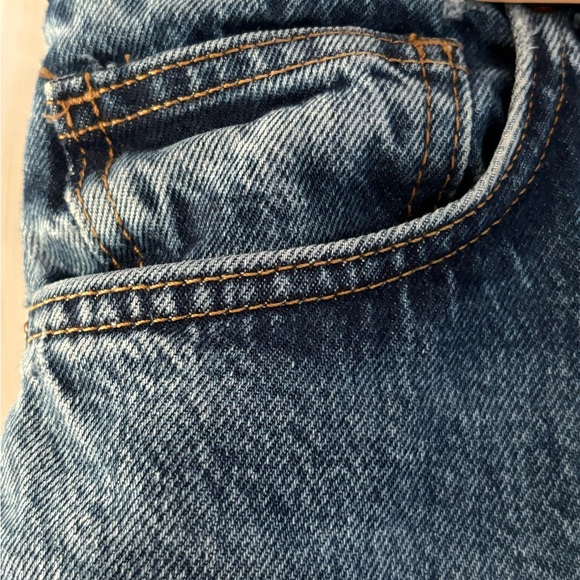 Reformation Blue Straight Leg Jeans - Picture 6 of 7